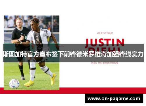 斯图加特官方宣布签下前锋德米罗维奇加强锋线实力 斯图加特官方宣布签下前锋德米罗维奇加强锋线实力